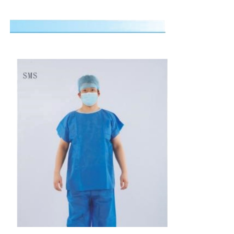 Disposable Patient Scrub Suit supplied by WinHyCare