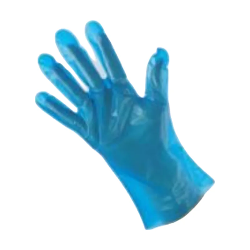 Blue TPE disposable film glove